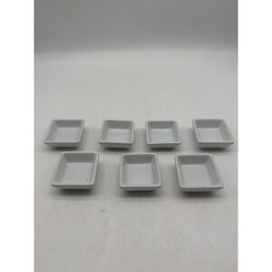 Pampered Chef Simple Additions Petite Squares Dip Bowls Set of 7